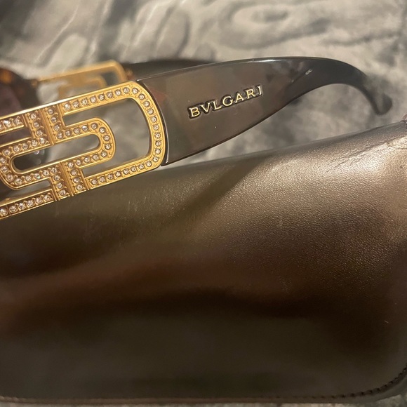 Original Bvlgari Sunglasses for women beautiful side crystals main image 5